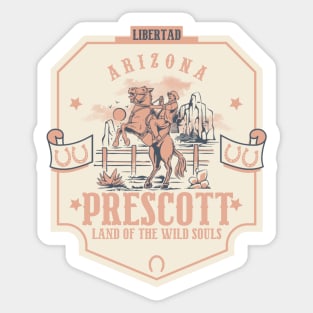 Prescott Arizona wild west town Sticker